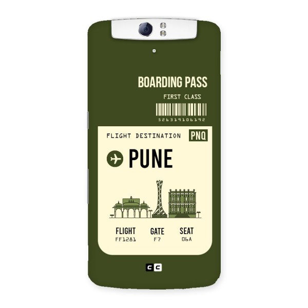 Pune Boarding Pass Back Case for Oppo N1