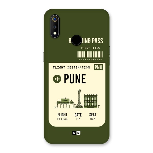 Pune Boarding Pass Back Case for Realme 3