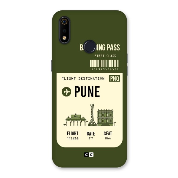 Pune Boarding Pass Back Case for Realme 3i