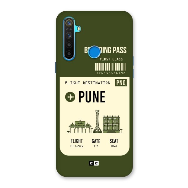 Pune Boarding Pass Back Case for Realme 5s