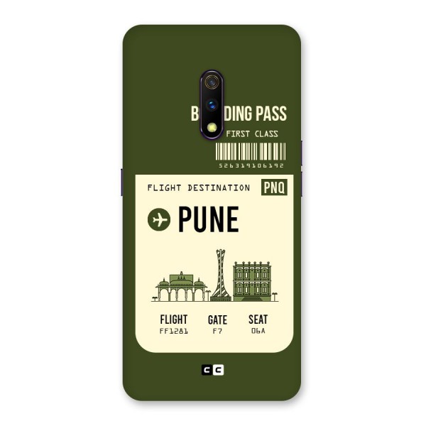 Pune Boarding Pass Back Case for Realme X