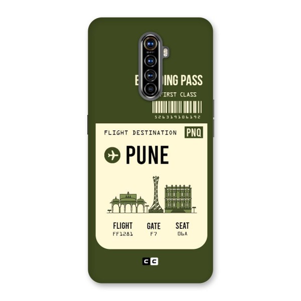 Pune Boarding Pass Back Case for Realme X2 Pro