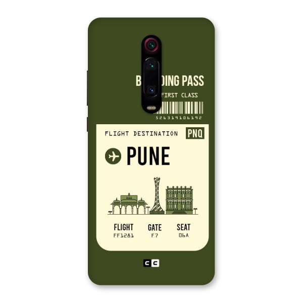 Pune Boarding Pass Back Case for Redmi K20