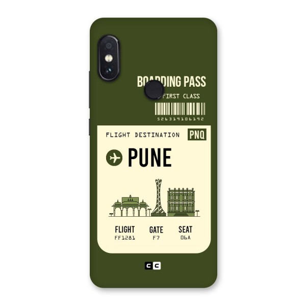 Pune Boarding Pass Back Case for Redmi Note 5 Pro