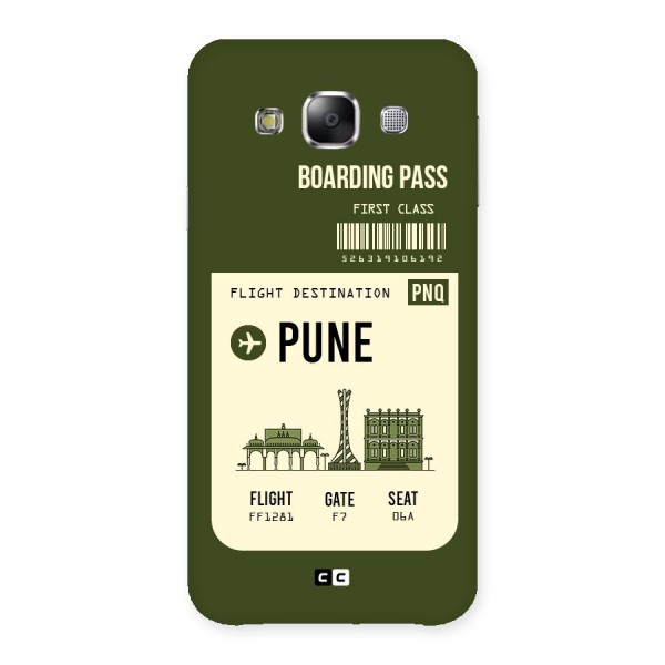 Pune Boarding Pass Back Case for Samsung Galaxy E5