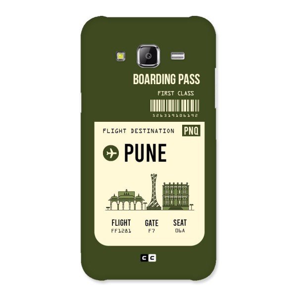 Pune Boarding Pass Back Case for Samsung Galaxy J2 Prime