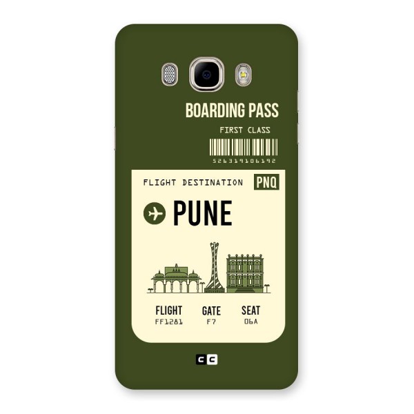 Pune Boarding Pass Back Case for Samsung Galaxy J7 2016