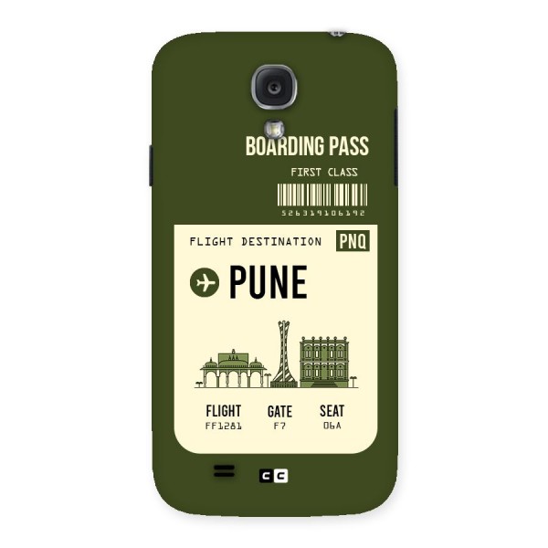 Pune Boarding Pass Back Case for Samsung Galaxy S4