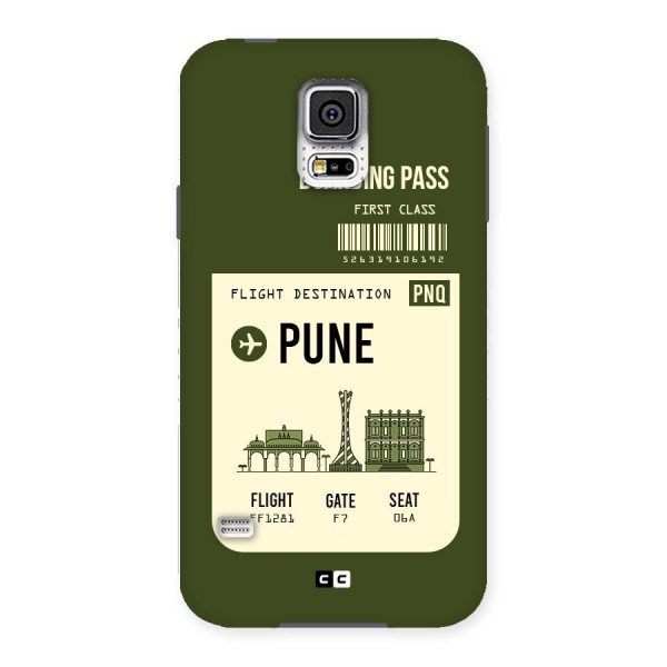 Pune Boarding Pass Back Case for Samsung Galaxy S5