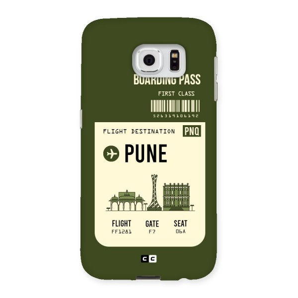 Pune Boarding Pass Back Case for Samsung Galaxy S6
