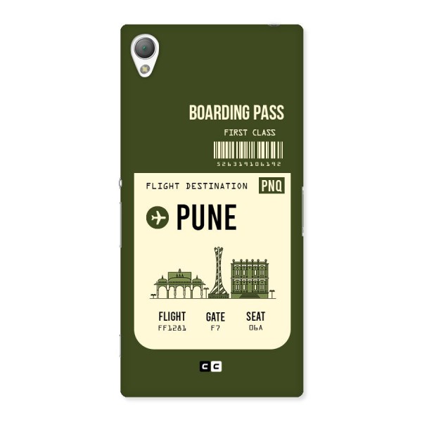Pune Boarding Pass Back Case for Sony Xperia Z3