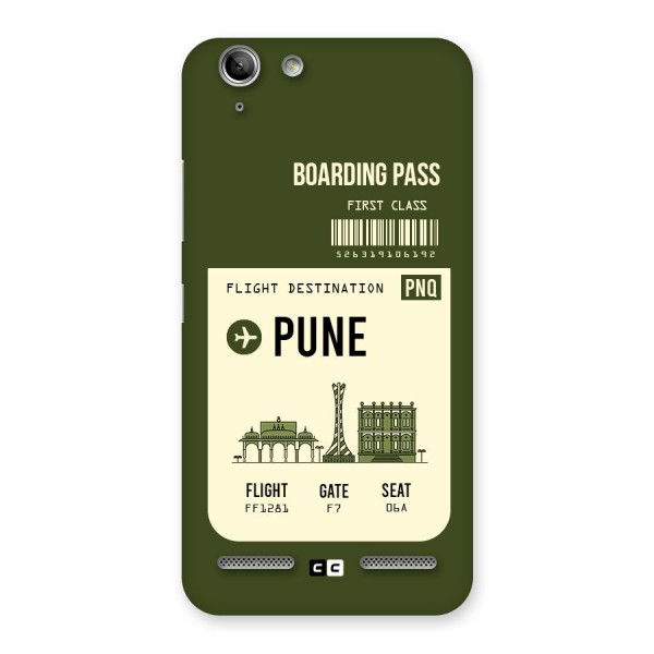 Pune Boarding Pass Back Case for Vibe K5 Plus