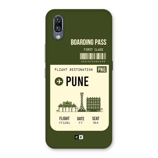Pune Boarding Pass Back Case for Vivo NEX