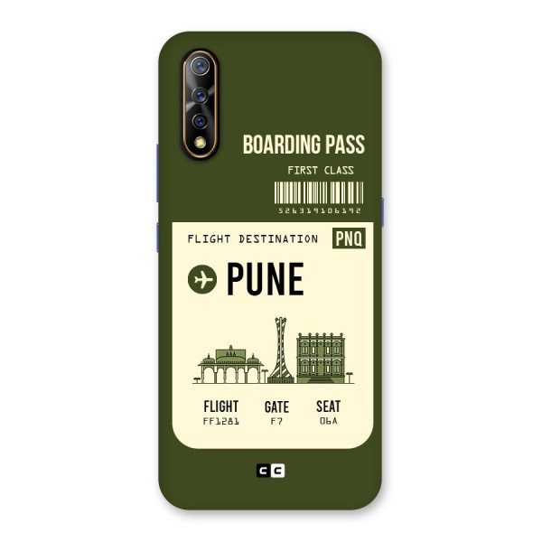 Pune Boarding Pass Back Case for Vivo S1