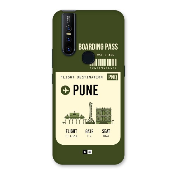 Pune Boarding Pass Back Case for Vivo V15
