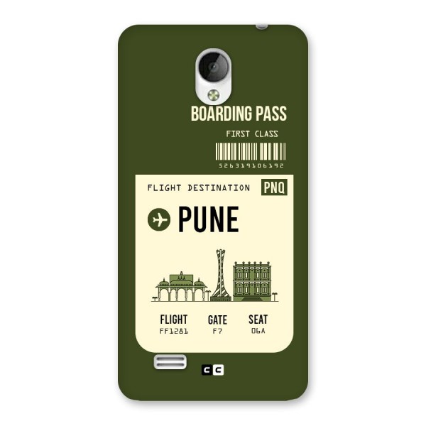 Pune Boarding Pass Back Case for Vivo Y21