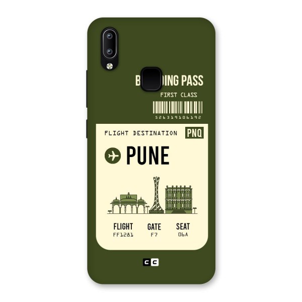 Pune Boarding Pass Back Case for Vivo Y93
