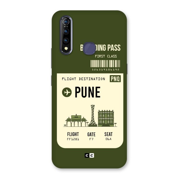 Pune Boarding Pass Back Case for Vivo Z1 Pro