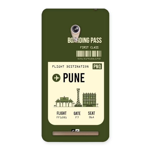 Pune Boarding Pass Back Case for Zenfone 6