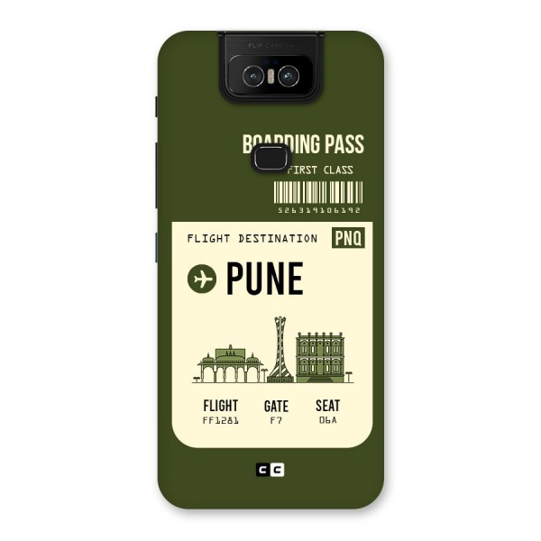 Pune Boarding Pass Back Case for Zenfone 6z