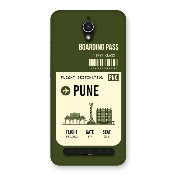 Pune Boarding Pass Back Case for Zenfone Go