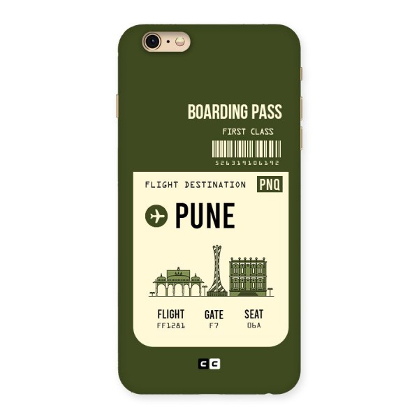 Pune Boarding Pass Back Case for iPhone 6 Plus 6S Plus