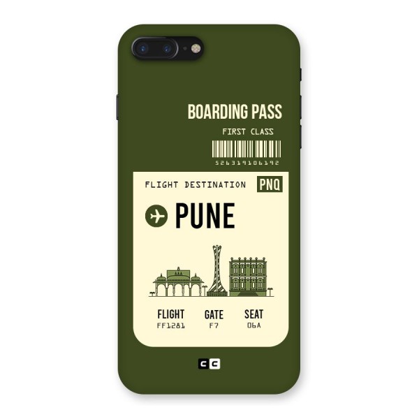 Pune Boarding Pass Back Case for iPhone 7 Plus