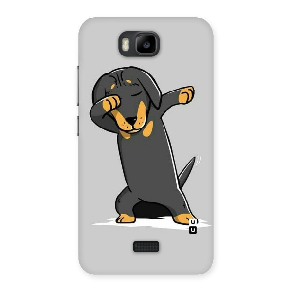 Puppy Dab Back Case for Honor Bee