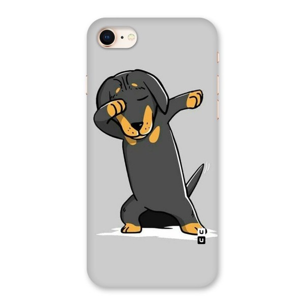 Puppy Dab Back Case for iPhone 8