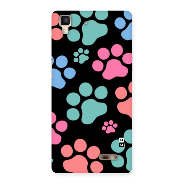 Puppy Paws Back Case for Oppo R7