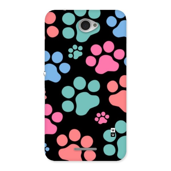 Puppy Paws Back Case for Sony Xperia E4
