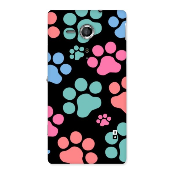 Puppy Paws Back Case for Sony Xperia SP