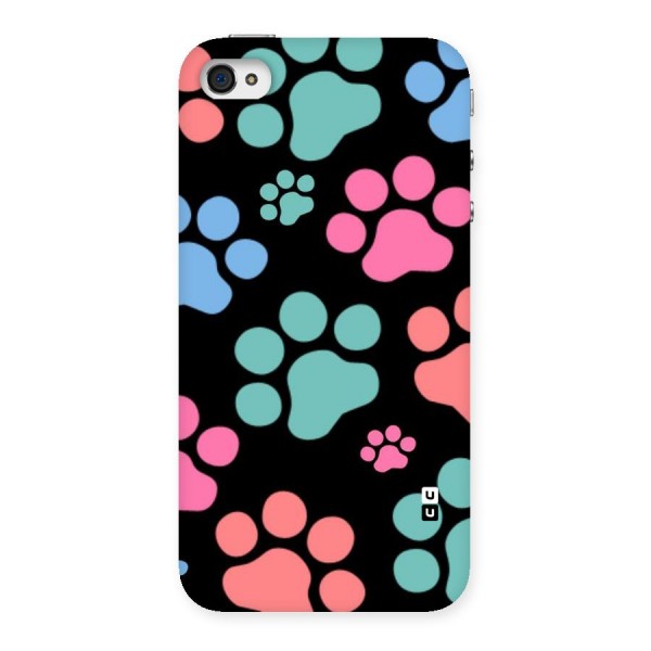 Puppy Paws Back Case for iPhone 4 4s
