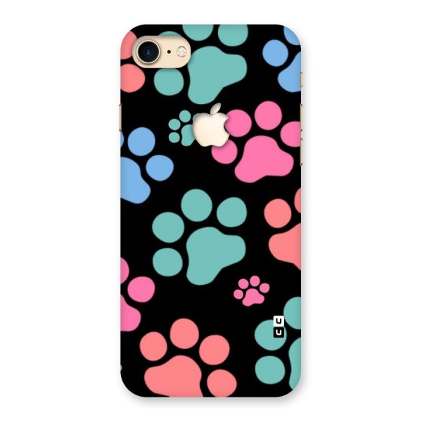 Puppy Paws Back Case for iPhone 7 Apple Cut