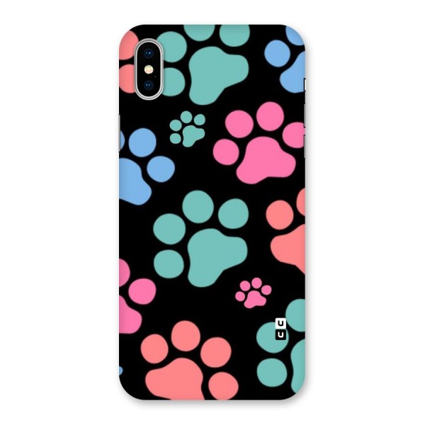 Puppy Paws Back Case for iPhone X