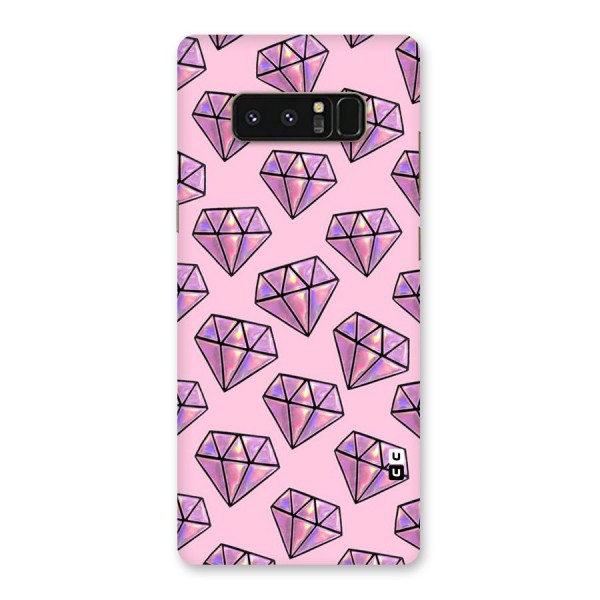 Purple Diamond Designs Back Case for Galaxy Note 8
