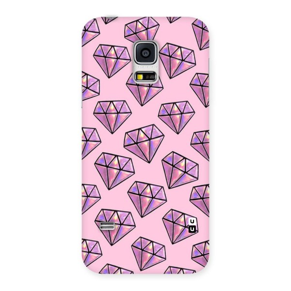 Purple Diamond Designs Back Case for Galaxy S5 Mini