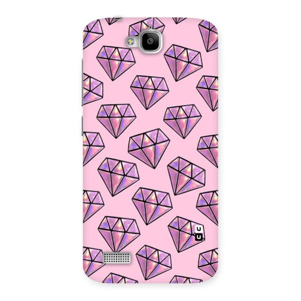 Purple Diamond Designs Back Case for Honor Holly