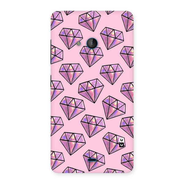 Purple Diamond Designs Back Case for Lumia 540