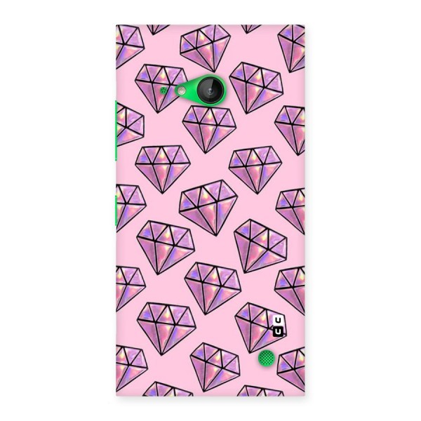 Purple Diamond Designs Back Case for Lumia 730