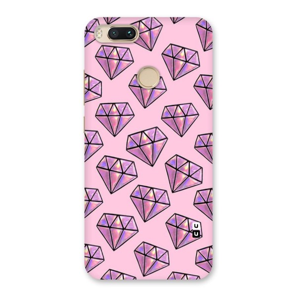 Purple Diamond Designs Back Case for Mi A1