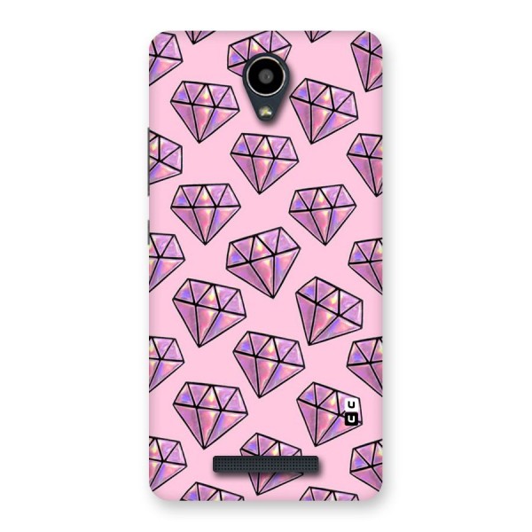 Purple Diamond Designs Back Case for Redmi Note 2