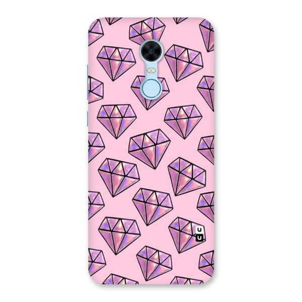 Purple Diamond Designs Back Case for Redmi Note 5