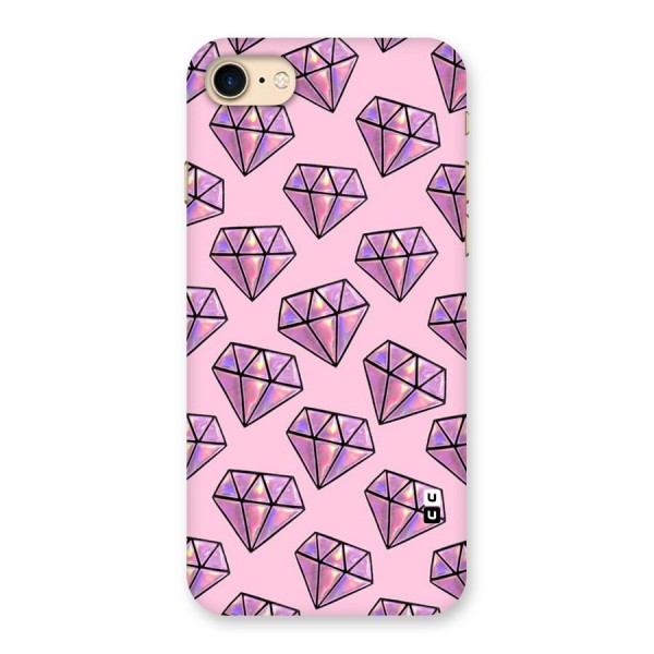 Purple Diamond Designs Back Case for iPhone 7
