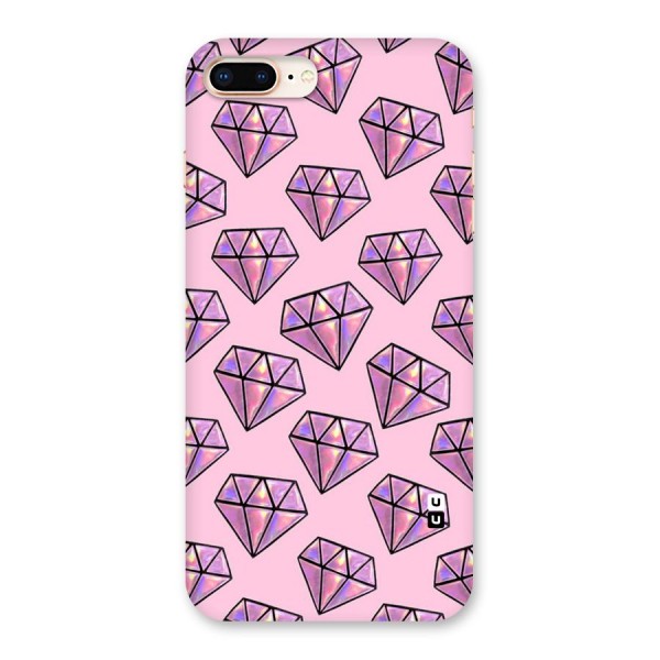 Purple Diamond Designs Back Case for iPhone 8 Plus
