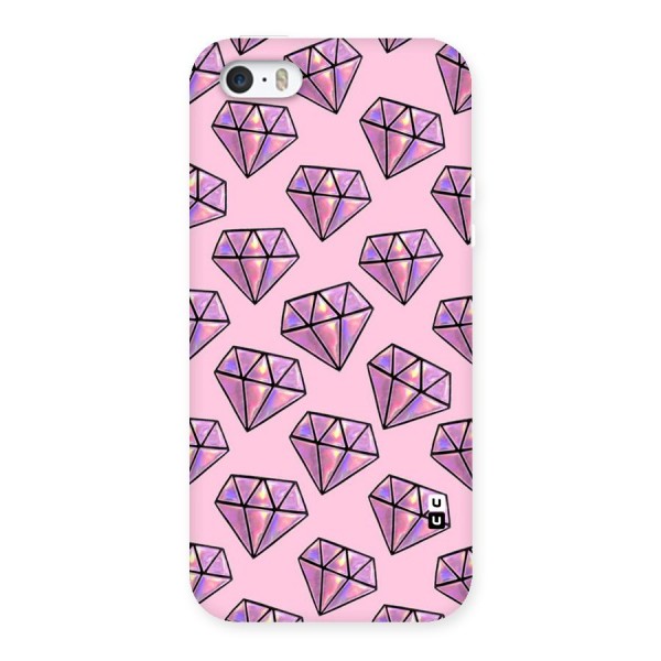 Purple Diamond Designs Back Case for iPhone SE
