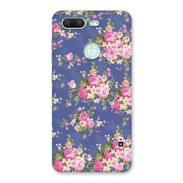 Purple Pink Floral Back Case for Gionee S10