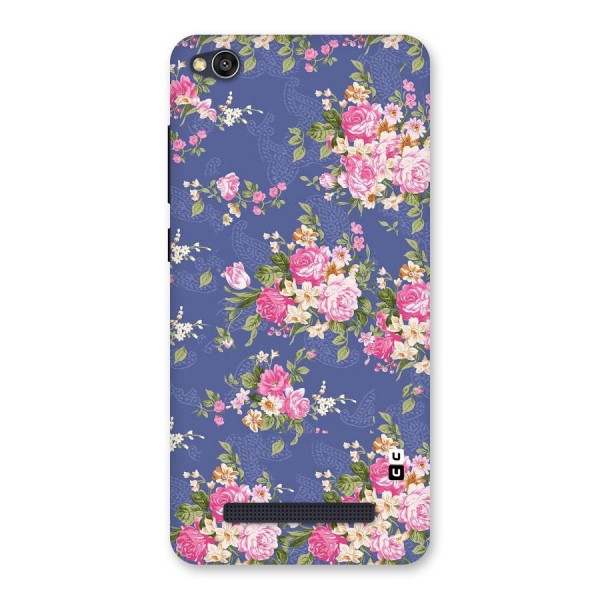 Purple Pink Floral Back Case for Redmi 4A