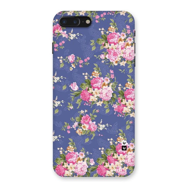 Purple Pink Floral Back Case for iPhone 7 Plus