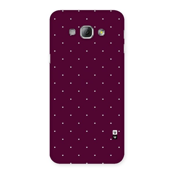 Purple Polka Back Case for Galaxy A8